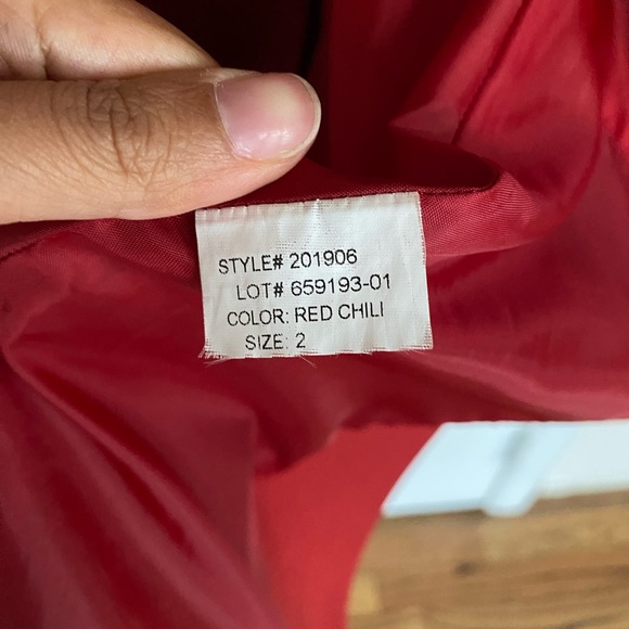 Victoria Secret Red Trench Coat - Picture 6 of 12